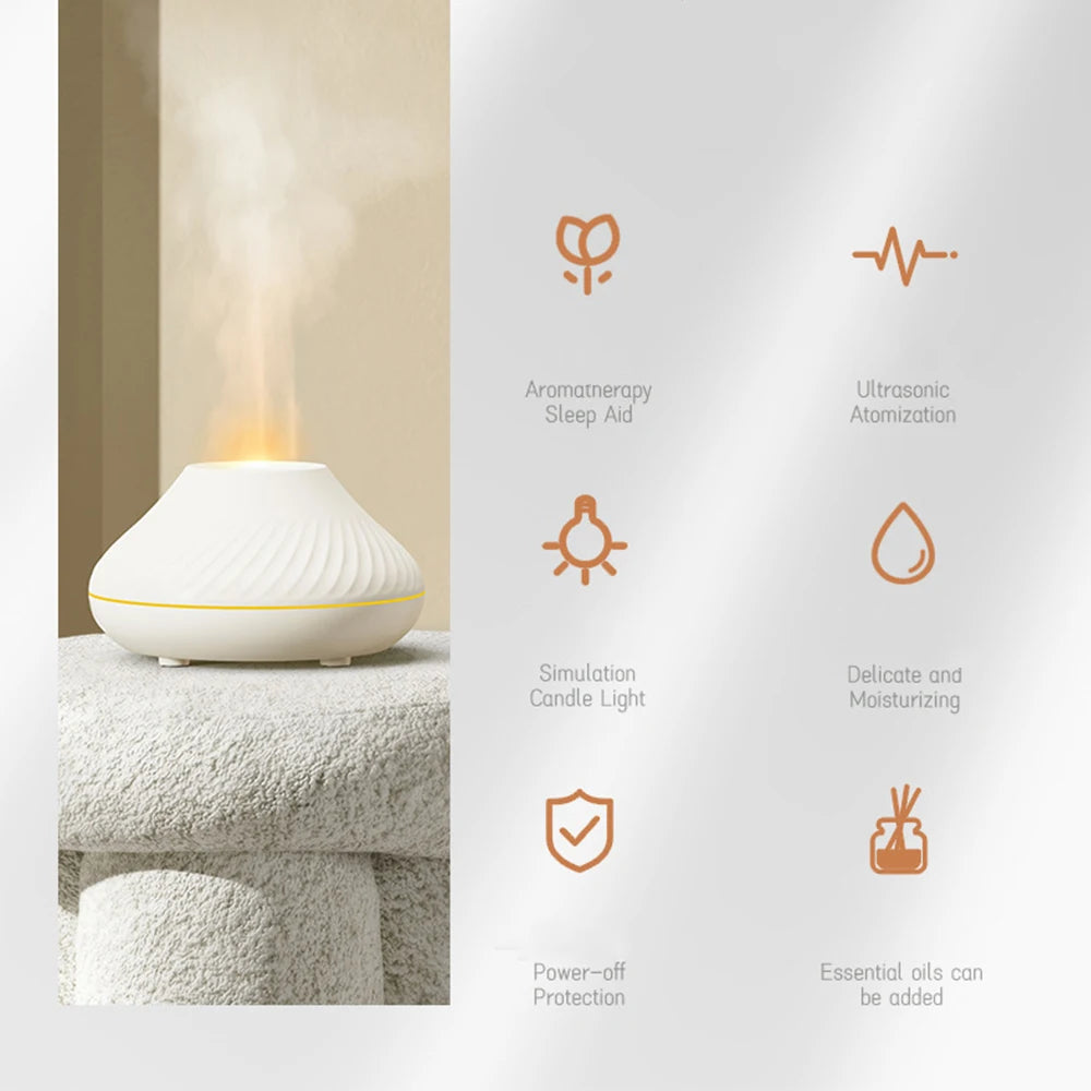 Volcanic Flame Humidifier